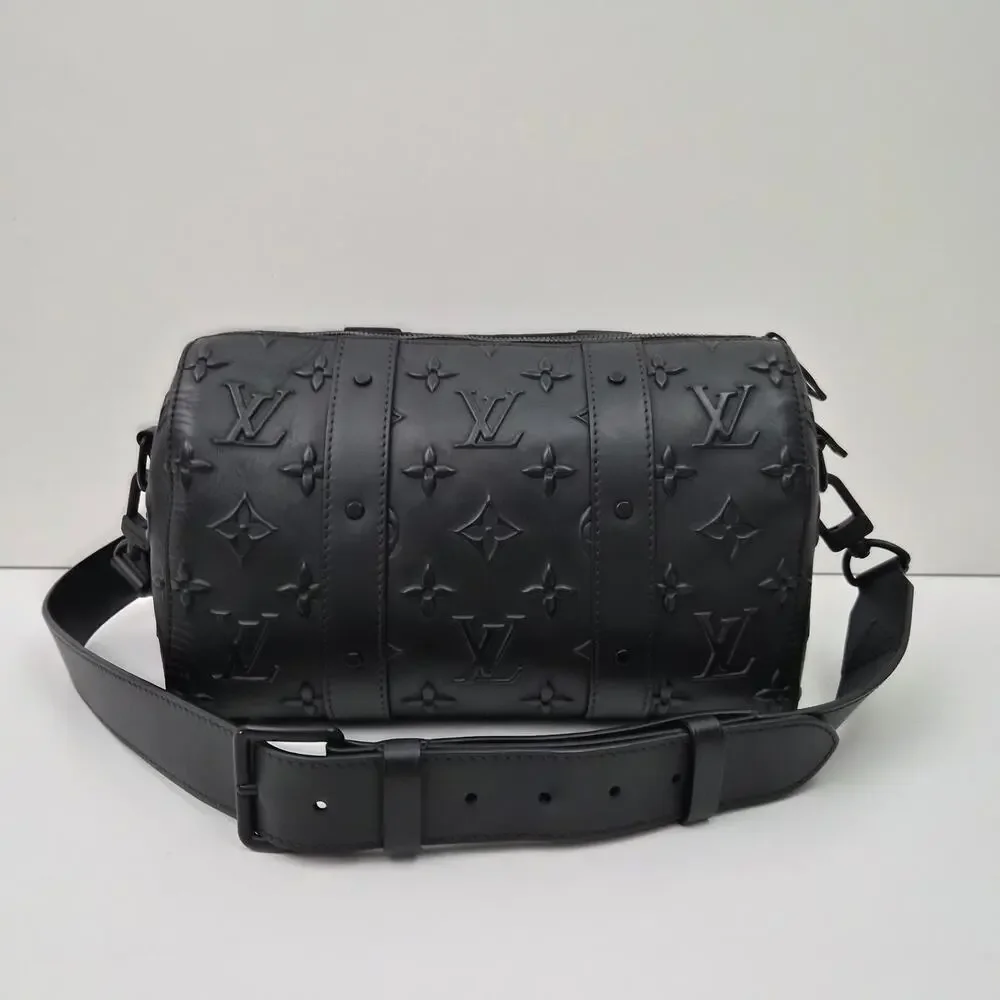 Louis Vuitton Monogram Seal City Keepall Black